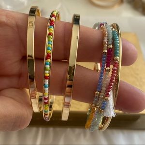 Gold bracelet set ✨